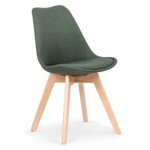 Krzesło K303 ciemny zielony / buk