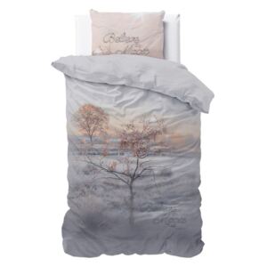 Bawełniana pościel jednoosobowa Sleeptime Dream Tree, 140x220 cm