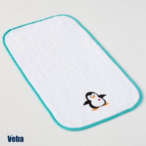 Niemowlęcy ręcznik Pingwin biały
