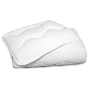 Komplet do łóżeczka niemowlęcego: Poduszka i kołdra Carla biały
