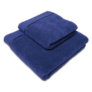 Ręcznik z mikrobawełny marynarski błękit niebieski