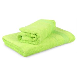 Prezentowy komplet ręczników Moreno limonkowy zielony