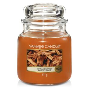 Świeca Yankee Candle Cinnamon średnia brązowy