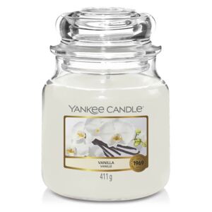 Świeca Yankee Candle Vanilla średnia biały