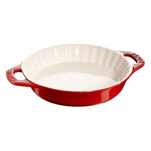 Okrągły półmisek ceramiczny do ciast Staub 1.2 L, Czerwony