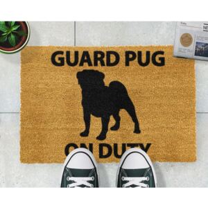 Wycieraczka Artsy Doormats Guard Pug, 40x60 cm