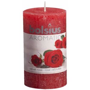 Bolsius Rustykalne świece zapachowe, 6 sztuk, aksamitna róża