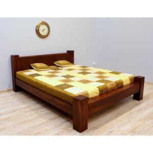 Łóżko kolonialne indyjskie masywne z litego drewna palisandru indyjskiego nowoczesne