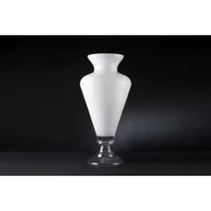 Minimalistyczny szklany wazon włoskiej marki VG