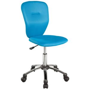 Krzesło biurowe Q-037 - niebieskie
