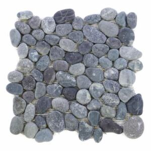 Mozaika z naturalnych kamieni ozdobnych Garth na siatce szara 1 m2