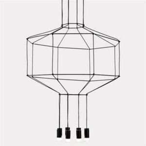 Lampa wisząca LINEA-8 czarna ST-5961-8 ALTAVOLA DESIGN ST-5961-8