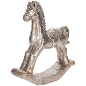 Figurka ceramiczna koń na biegunach
