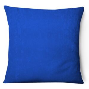 Niebieska aksamitna poszewka na poduszkę Series, 43x43 cm