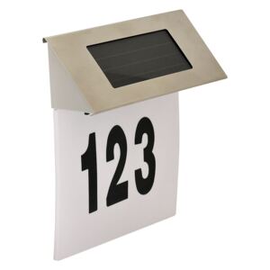 Podświetlany Numer Domu kinkiet solarny z czujnikiem zmierzchu