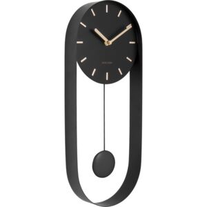 Zegar ścienny Pendulum Charm duży czarny