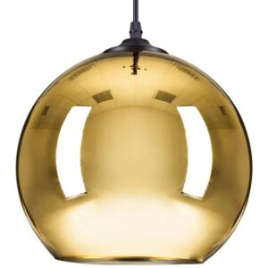 LAMPA wisząca KKST-9021 GOLD szklana OPRAWA zwis kula ball złota