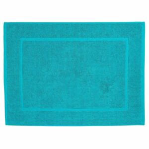 Ręcznik kąpielowy, łazienkowy w kolorze turkusowym, bawełna, 70 x 50 cm