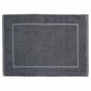 Ręcznik kąpielowy, łazienkowy w kolorze ciemnoszarym, bawełna, 70 x 50 cm