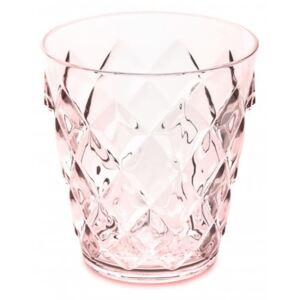 Szklanka 250 ml CRYSTAL S transparentna różowa KOZIOL