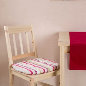 Poduszka na siedzisko Red Stripes Chloe 39 x 40 x 4 cm C029-05SB PATIO