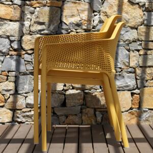 Krzesło ogrodowe Net Senape NARDI