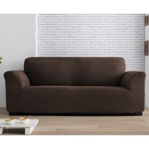 Pokrowiec na dwuosobową sofę/kanapę brązowa brązowy