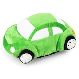 Profilowana poduszka Auto zielona, 33 x 15 cm