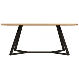 Stół do jadalni LEONARDO drewniany metalowy na wymiar