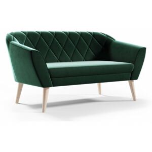 Wygodna sofa tapicerowana VIVA 2 - zielony / R38