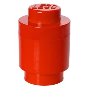 Czerwony pojemnik okrągły LEGO®, ⌀ 12,5 cm
