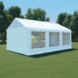 Namiot ogrodowy z PVC, 4x6 m, biały