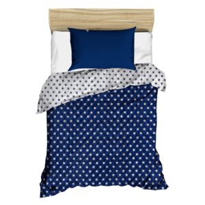 Ciemnoniebieski pikowana narzuta na łóżko Dotty, 160x230 cm