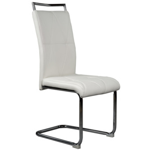Krzesło tapicerowane dc-100 białe