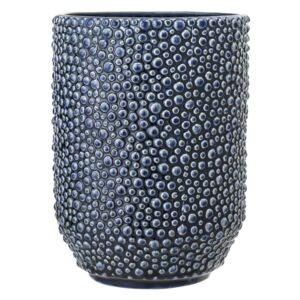 Niebieski wazon ceramiczny Bloomingville Vase