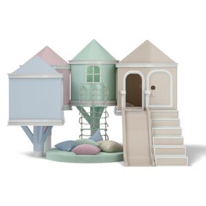 Baśniowy domek do zabawy wykonany z drewna - Fairytale