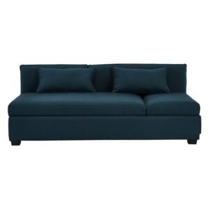Sofa 3-osobowa MOSINA z tkaniny– Kolor niebieski