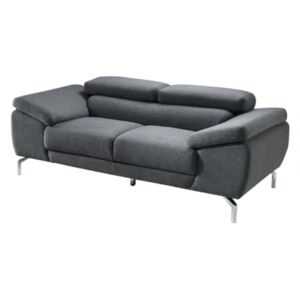 Sofa 2-osobowa z tkaniny GRETEL - Szary