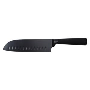 Czarny nóż Bergner Harley Santoku, 17 cm