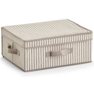 Pudełko materiałowe do przechowywania, składany pojemnik z wieczkiem - 38 x 29 x 16,5 cm, ZELLER