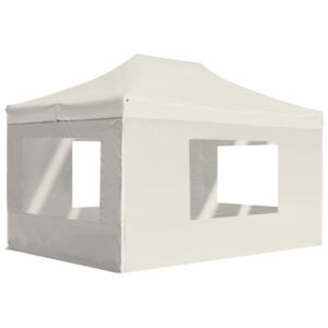 Profesjonalny, składany namiot ze ścianami, 4,5x3 m, aluminiowy