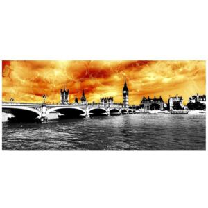 Fototapeta, Londyński pejzaż, 12 elementów, 536x240 cm