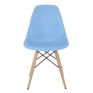 Nowoczesne krzesło design modern DSW retro niebieski