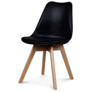 Nowoczesne krzesło design modern DSW retro czarny