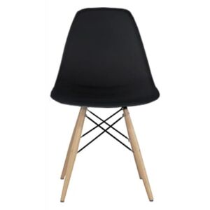Nowoczesne krzesło design modern DSW retro czarny
