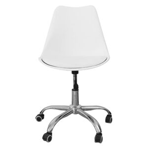 Fotel obrotowy biurowy krzesło biurowe obrotowe białe