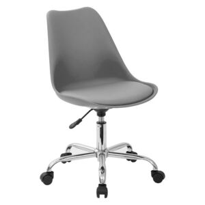 Fotel obrotowy biurowy krzesło biurowe obrotowe szare