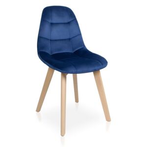 Krzesło Sofia Velvet niebieski