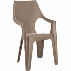 Krzesło plastikowe Dante, cappuccino