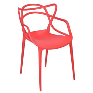 Krzesło LILLE w stylu Masters czerwony